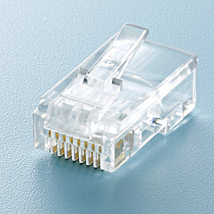 まとめ得 サンワサプライ RJ-45コネクタ(CAT5e単線用) ADT-RJ45-100LN x [2個] /l_画像2