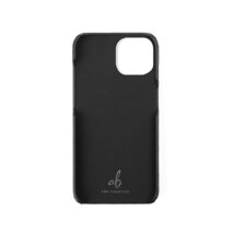 abbi SIGNATURE VINTAGE イタリアンレザーバックカバー for iPhone 14 ブラック 背面カバー型 ABS24052i14BK /l_画像2