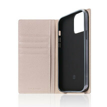 SLG Design Full Grain Leather Case for iPhone 13 Pro 手帳型ケース ライトクリーム SD22124i13PLC /l_画像3