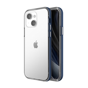 まとめ得 motomo INO Achrome Shield Case for iPhone 13 Iron Blue MT21561i13BL x [2個] /l