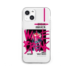 まとめ得 dparks ソフトクリアケース for iPhone 13 AWAKEN PINK DS21142i13 x [2個] /l