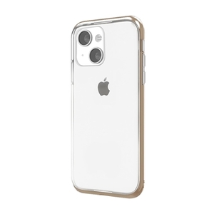 まとめ得 motomo INO LINE INFINITY CLEAR CASE for iPhone 13 Chrome Gold MT21571i13GD x [2個] /l