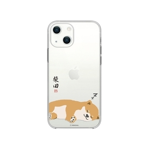 まとめ得 abbi FRIENDS しばたさんソフトクリアケース for iPhone 13 mini 昼寝 ABF21704i13MN x [2個] /l