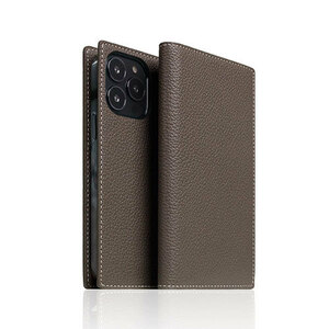 まとめ得 SLG Design Full Grain Leather Case for iPhone 14 Pro エトフクリーム 手帳型 SD24327i14PEC x [2個] /l