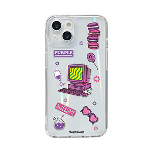 BOOGIE WOOGIE ブギウギ オーロラケース for iPhone 13 Purple BW22004i13PL /l