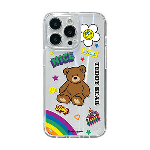 まとめ得 BOOGIE WOOGIE ブギウギ オーロラケース for iPhone 13 Pro Teddy Bear BW22006i13P x [2個] /l