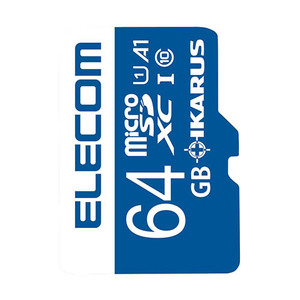  Elecom MicroSDXC карта /IKARUS есть /UHS-I U1 64GB MF-MS064GU11IKA /l