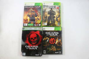 管011413★GEARS OF WAR ギアーズオブウォー ★4本セット XBOX360　中古/現状渡し