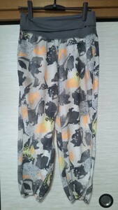 ルルレモン ヨガパンツ Sz8 OM pants デザイン柄 中古