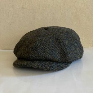 【未使用】FAILSWORTH フェイルスワース ハリスツイード 帽子 キャスケット 7 3/8 60cm