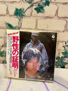 野性の証明のテーマ「戦士の休息」　オリジナルサウンドトラック　銀河を泳げ　レコード　レトロ　懐かしの名曲　ミュージック　音楽