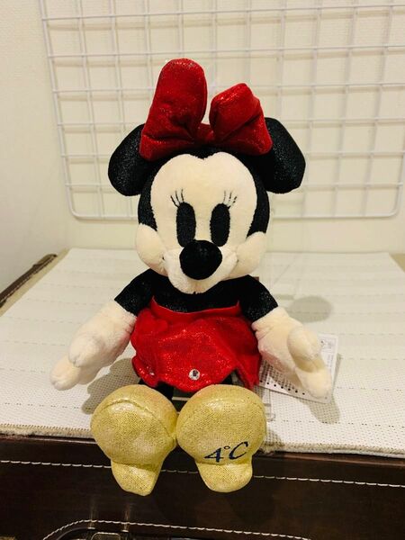 【タグ付き】 ディズニー ミニー ぬいぐるみ Disney 4℃