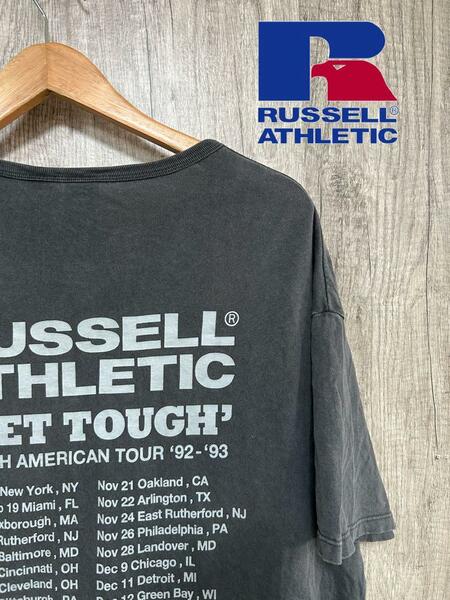 RUSSELL ATHLETIC ワンピース チュニック ツアーシャツ グレー