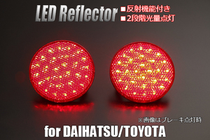 LA800S/LA810Sムーヴキャンバス LED リフレクター 反射付 レッド