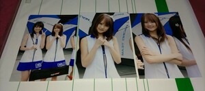 浜田翔子　写真　Lサイズ　3枚　アイドル　タレント　レースクイーン　エンドレス