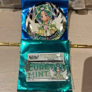 プリキュアライブ　缶バッジ　アクリルブロック　キュアミント