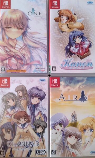 【switch】ONE./CLANNAD/AIR/Kanon 4本セット