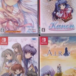 【switch】ONE./CLANNAD/AIR/Kanon 4本セット