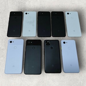 【1円スタート】Google Pixel 3a, 3a XL, 4a 5G 9台まとめ ジャンク品 SIMフリー 送料無料