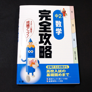 【送料無料】 完全攻略 中2数学 重要事項シート付き 定期テスト対策 文理 07