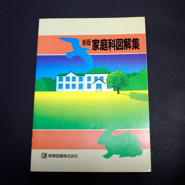 送料無料 ☆ 当時物 新版 家庭科図解集 中学校 昭和62 年頃 家庭科 技術家庭 教科書 教育図書株式会社 1987 ? 中学生