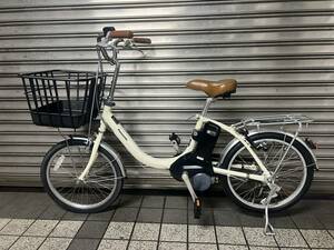 【Panasonic】電動アシスト自転車 ビビ・LS 20型 内装3速　12Ah　 ホワイト