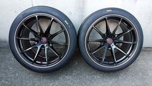 ●鍛造軽量 極太の10.5J！ RAYS レイズ VOLK RACING G25 18x10.5J +25 114.3 5H CB 2本