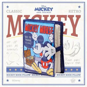 『ミッキーマウス』　ブックピロー　ディズニー　クッション　海外限定　コレクション　ライフスタイル　デザイン　雑貨　正規品