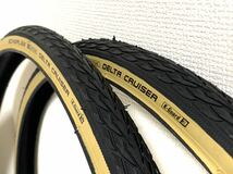 【送料無料特価】Schwalbe DELTA CRUISER 700×28C ブラック×ガムウォール新品2本セット_画像1