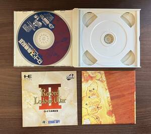 [動作確認済み][PCE][CD-Rom2] PCエンジン ロードス島戦記2 Ⅱ II マップ付き