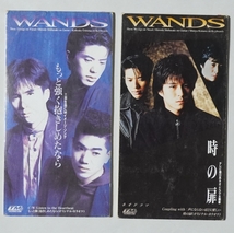 【WANDS/シングル×2枚セット】もっと強く抱きしめたなら / 時の扉、プラケース付(タイトル拡大レンズ有)_画像1