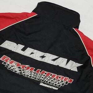 ◎ BRIDGESTONE ブリヂストン / BLIZZAK REVOLUTION 長袖 ナイロンジャケット フリースライナー付き　SIZE： L　レッド