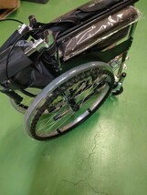 0601//2201 Jucwlle 車椅子 折りたたみ 軽量車イス ノーパンクタイヤ 介助ブレーキ付き 折り畳み車いす 介護自走車椅子　※同梱不可_画像10