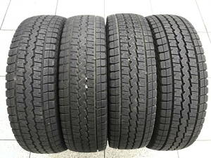 □□2312-NK8 バリ溝！ダンロップ 195/80R15 107/105L WINTER MAXX SV01 4本セット スタッドレス キャラバン ハイエース レジアスエース