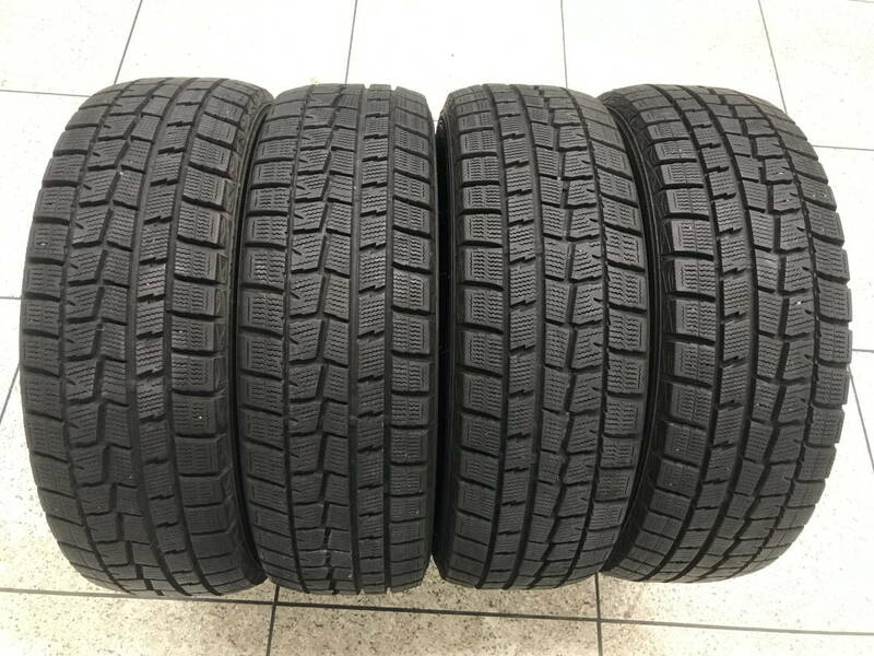 □□2312-NK24 ダンロップ WINTER MAXX WM01 185/60R15 4本／2019年製 7～8分山 スタッドレスタイヤ　アクア フィット ヴィッツ スイフト