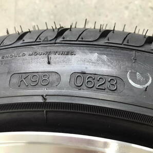 □□2401-187 新品 希少 HSR 16in 8.5J ＋30 100/114.3 NS-20 195/45R16 4本 深リム 旧車 AE86 S13 シビック CRX インテグラ bB キューブ の画像9