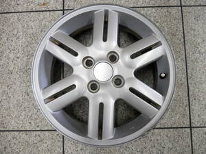 ●●2401-56L スズキ SUZUKI MA34S MA64S ワゴンＲソリオ 純正アルミ 4.5J 15インチ +45 PCD100 1本 良品！