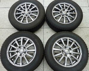 ●●2401-123LL SIBILLA NEXT 6J 15in +43 PCD114.3 GARIT G5 195/65R15 4本set バリ山 美品！ ルミオン ノア ヴォクシー アイシス セレナ