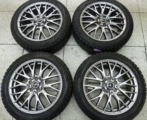 ●●2402-1LL Exceeder 7J 17in +48 PCD114.3 ウィンターマックス WM01 215/50R17 バリ山 美品！ レヴォーグ ノア ヴォクシー エスクァイア_画像1