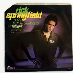 [r084]★US盤EP★リック・スプリングフィールド★Rick Springfield★Don't Talk To Strangers★7inch★7インチ★シングルの画像2