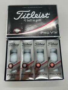 【未使用保管品】タイトリスト Titleist ゴルフボール ProV1X プロv1x ホワイト 1ダース ゴルフ コンペ ホワイト