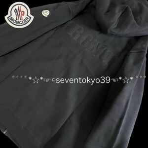 本物 新品 5971310 MONCLER モンクレール/ FRGMTコラボ L相当 大人気 限定高級裏起毛フーディー ロゴパーカー モンクレールジャパン