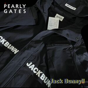 初売り 本物 新品 39827126 PEARLY GATES パーリーゲイツ/ジャックバニー 6(サイズLL)超人気 4wayストレッチ 撥水ブルゾン フーディー