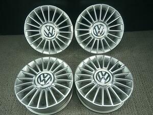 ☆平成26年 VW アップ！ AACHY アルミホイール 15x5.5J 4H 100 +41 4本セット ボルト＆ロックナット付 1S0601025A