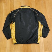 美品！ミズノプロ 限定 ウインドブレーカー 上下セット O 金×黒 12JE2W72/12JF2W72 野球 ジャージ Mizuno pro セットアップ トレーニング_画像5