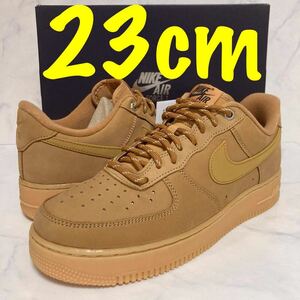 ★送料無料★【新品】cm Nike Air Force 1 Low Flax/Wheatナイキ エアフォース1 ロー フラックス/ウィート ブラウン 茶色 スウェード