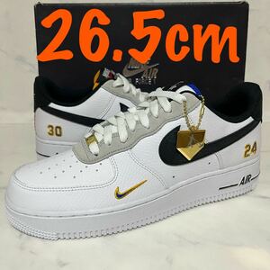 ★送料無料★【新品海外限定】26.5cm Nike Air Force Low Ken Griffey Jr. & Sr ナイキ エアフォース1 ロー ケン・グリフィー 白 黒 金 lv8