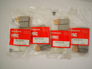  unused CBR1000RR CBR600RR HRCki tracing brake pad X 4 45105-NL3-921 H21A JSB WSBK race base 