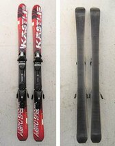 KASTLE AERO SPEED 128cm カービングスキー ビンディング付 ケスレー スキー用品 スキー板 中古 キッズ ジュニア レッド_画像2