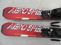 KASTLE AERO SPEED 128cm カービングスキー ビンディング付 ケスレー スキー用品 スキー板 中古 キッズ ジュニア レッド_画像5